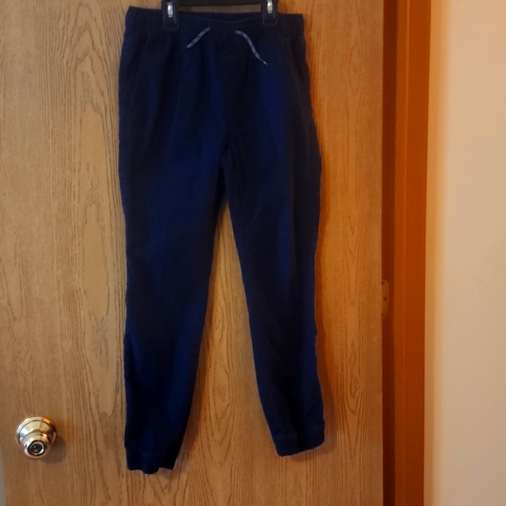 Boy's Gap navy blue cotton joggers. Size XL. (14).